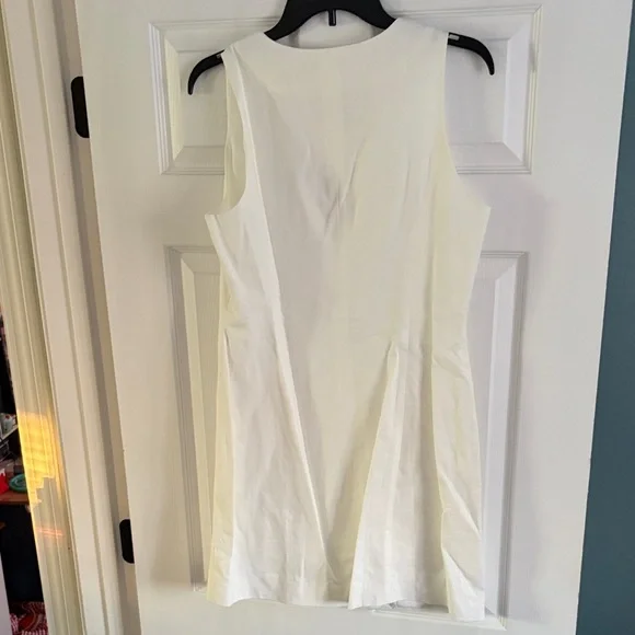 A New Day Cream Sleeveless Button-Front Dress - Picture 6 of 7